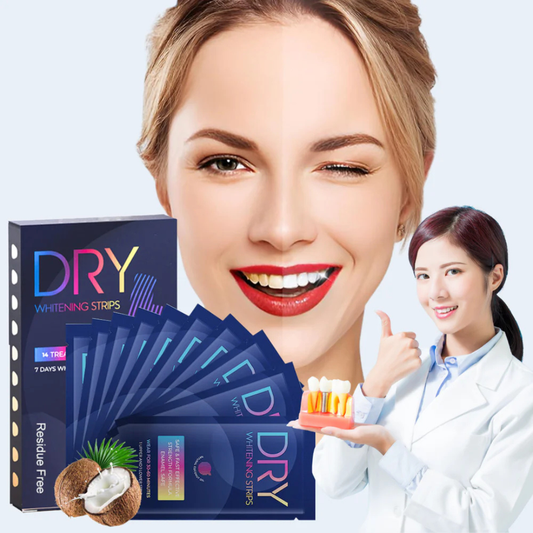 Dry Whitening Strip | Visibly whiter teeth in 7 days