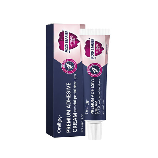 Oralhoe Premium Adhesive Cream | Instantly Secures Dentures for Daily Security and Comfort